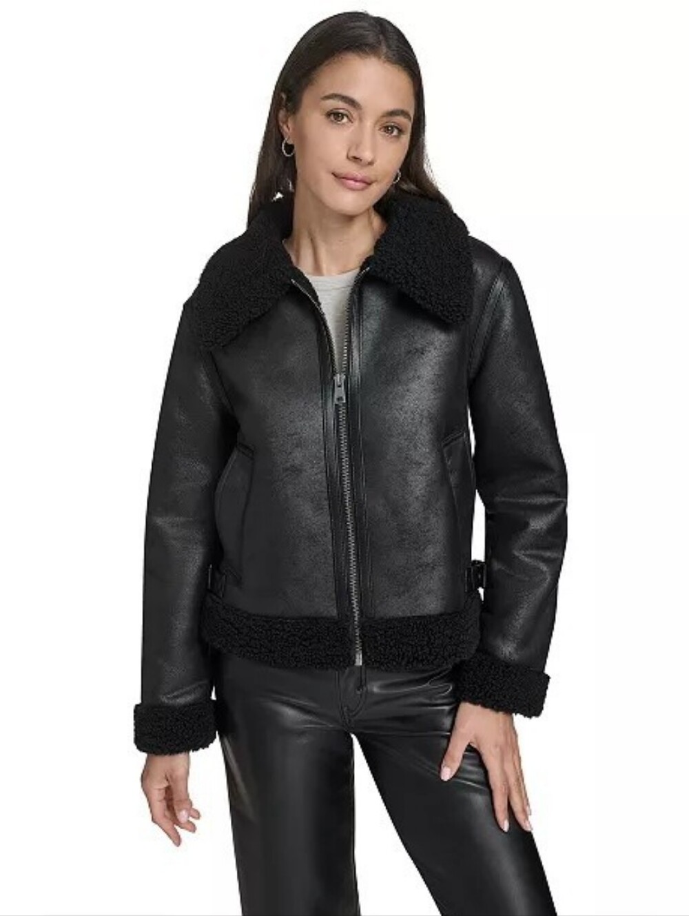Levi's
Women's Regular Faux Shearling Aviator Jacket